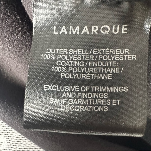 Lamarque Nitza Faux Leather  Dress in Black Sz XS - Picture 10 of 13